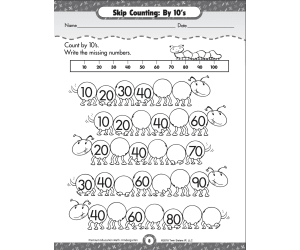 Patterns, Skip Counting, Ordinal Numbers