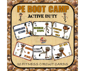 PE Boot Camp Series: Active Duty Fitness Cards