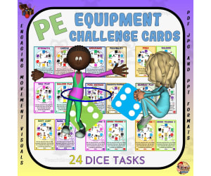 PE Equipment Challenge Cards: Dice Tasks
