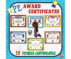 PE Fitness Certificates