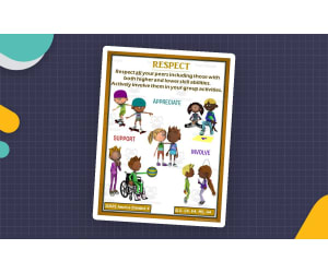 Respect Poster – Diversity & Inclusion for PE Class