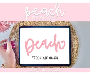 Peach Procreate Brush