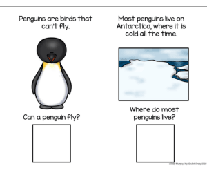 Penguin Life Cycle Adapted Book, No Prep Printable, Special Ed