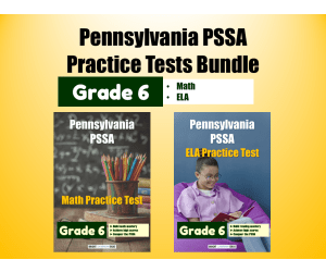 Pennsylvania (PSSA) Practice Tests Bundle for Grade 6