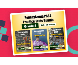 Pennsylvania (PSSA) Practice Tests Bundle for Grade 8
