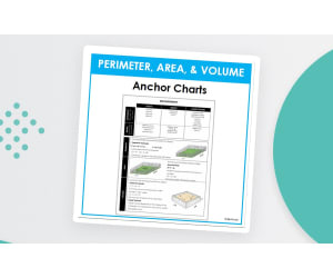 Perimeter, Area & Volume – Measurement Anchor Set