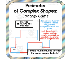 Perimeter of Complex Shapes: Math Strategy Game