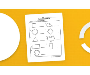 Perimeter Shape Problems Worksheet