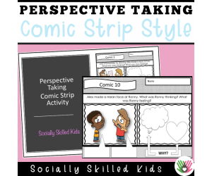 Perspective Taking  Comic Strip Activity  For K-2nd