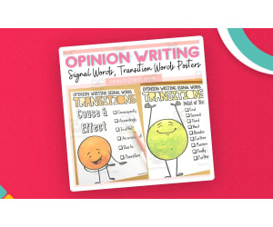 Persuasive Writing Anchor Charts – Signal Words Posters