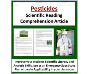 Pesticides Reading Comprehension Article