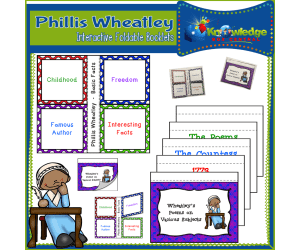 Phillis Wheatley Interactive Foldable Booklets – EBOOK