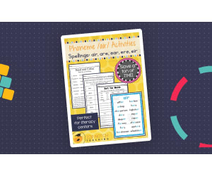 Phoneme /air/ Activity Packet