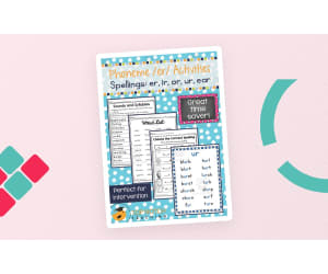 Phoneme /er/ Activity Packet
