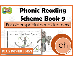 Phonic Reading Scheme for Older Pupils: CH Book 9