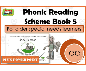 Phonic Reading Scheme for Older Pupils: EE Book 6