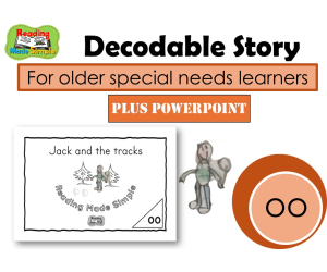 Phonic Reading Scheme for Older Pupils OO Book 3