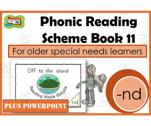 Phonic Reading Scheme for Older Students: _ND Endings: Book 11