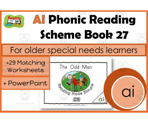 Phonic Reading Scheme for Older Students: AI:  Book 27