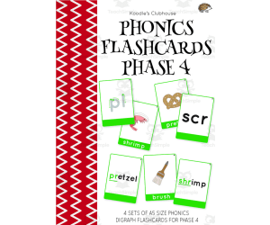 Phonics Flashcards Phase 4