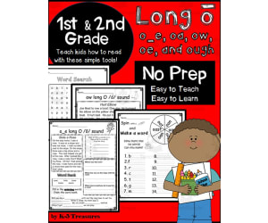 Phonics for 1st and 2nd Grade: Help Students Learn Long O Words: O_E, OA, OW, OE, and OUGH