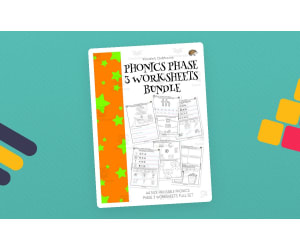 Phonics Phase 3 Worksheets Bundle