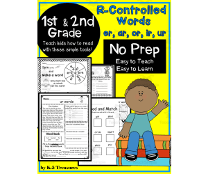 Phonics: R-Controlled Words for 1st and 2nd Grade and Early Readers