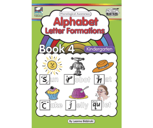 Phonological Awareness: Alphabet Letter Formations - Book 4