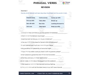 Phrasal Verbs Revisions