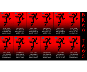 Physical Education Brag Tags: Agility