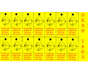 Physical Education Brag Tags: Overhand Throw