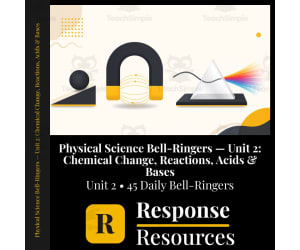 Physical Science Bell Ringers Unit 2 - 45 Daily Warm-Ups (Grades 6-8)