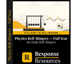Physics Bell Ringers FULL YEAR - 180 Daily Warm-Ups (Grades 9-12)