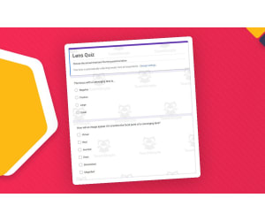 Physics Google Form Test: Lens