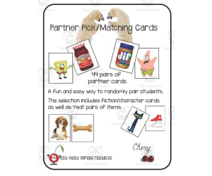 Picking Partners Card Set