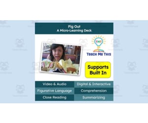 Pig Out | Figurative Language Activity | Micro-Learning Deck