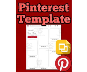 Pinterest Template (Editable on Google Slides)