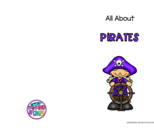Pirates Adapted Book, Printable, Color and BW