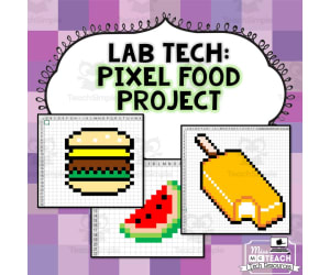 Pixel Pics Spreadsheet Activity: Food Edition