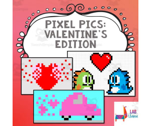 Pixel Pics Spreadsheet Activity: Valentine's Edition