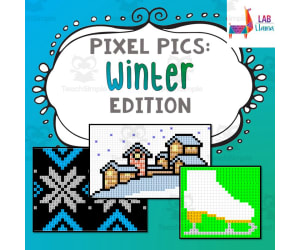 Pixel Pics Spreadsheet Activity: Winter Edition