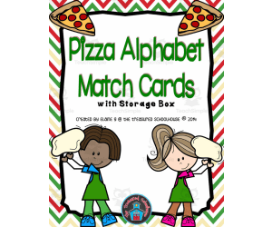 Pizza Alphabet Matching Cards