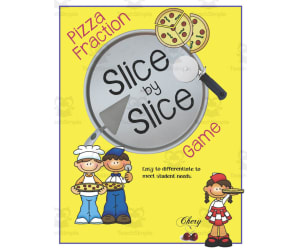 Pizza Fraction Slice by Slice Game