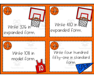 Place Value Basketball