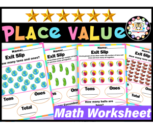 Place Value Worksheets 1st Grade | Place Value TENS AND ONES Practice