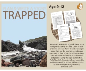 Plan And Write A Story Called 'Trapped' (9-12 years)