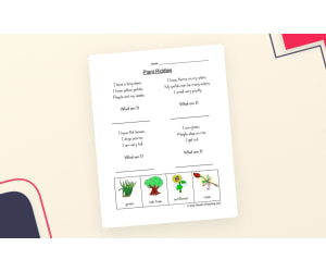 Plant Riddles Worksheet