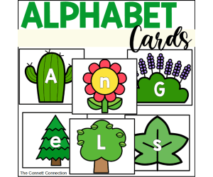 Plants Alphabet Cards