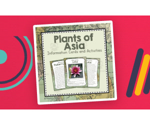 Plants of Asia |  Asia Unit Study | Geography Bundle