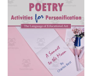 Poetry Activities for Personification (w/  'A Sonnet to the Moon')